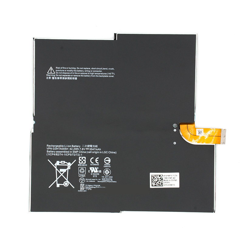 Original 5547mAh 42.2Wh 4-Cell Microsoft 1577-9700 Battery