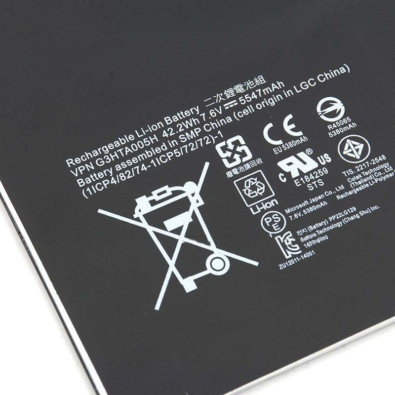 Original 5547mAh 42.2Wh 4-Cell Microsoft MS011301-PLP22T02 Battery