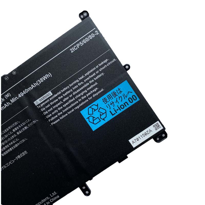 Original 4940mAh 38Wh 2-Cell NEC PC-VP-BP111 Battery