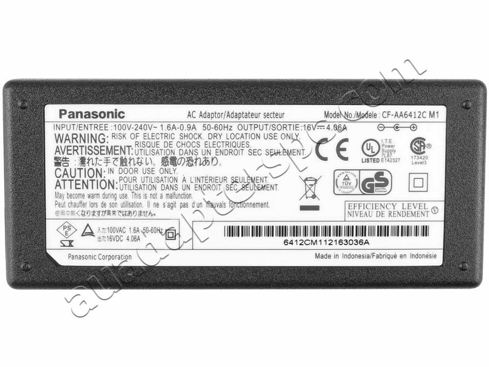 65W Panasonic CF-AA1623A CF-AA1623AE Adapter Charger + Free Cord