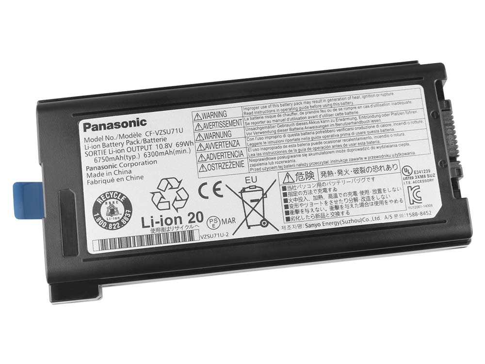 Original Panasonic Toughbook CF-30 Mk3 Battery 4200mAh 46Wh - Click Image to Close