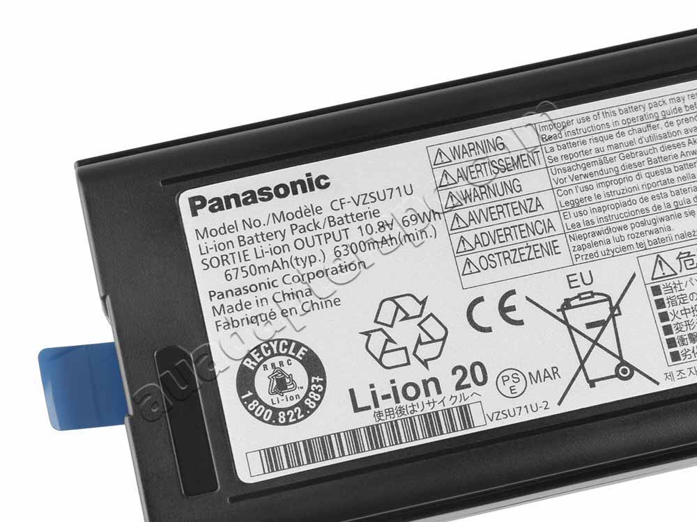 Original 4200mAh 46Wh 6-Cell Panasonic CFVZSU1430U Battery