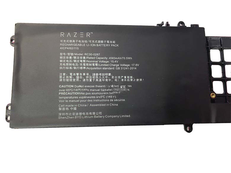 Original 4583mAh 70.5Wh Razer Blade Pro 17 RZ09-03148E13-R3W1 Battery