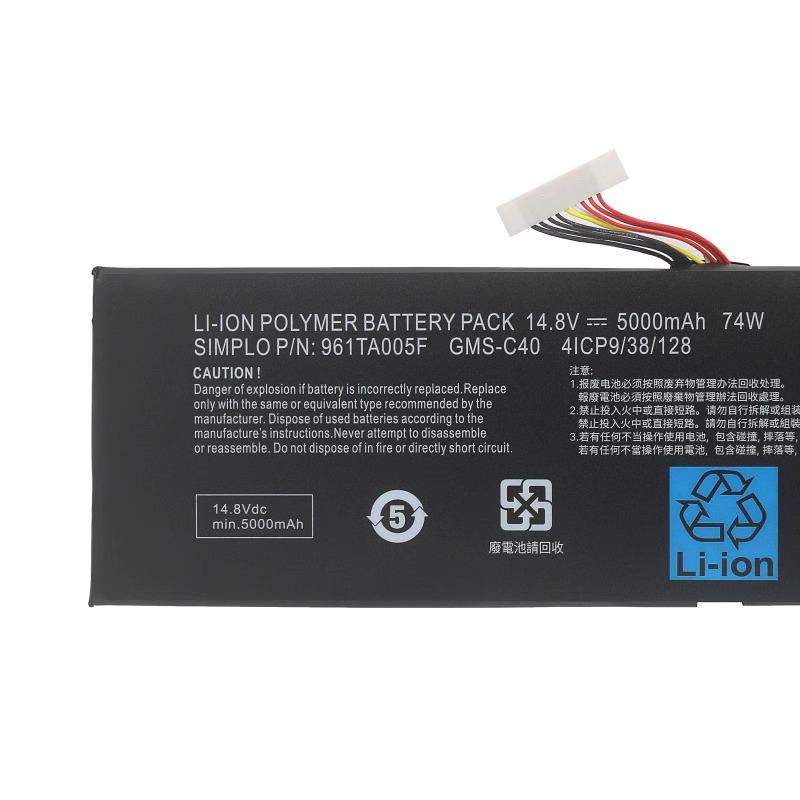 Original 5000mAh 74Wh 8-Cell Razer 4ICP9/38/128 Battery