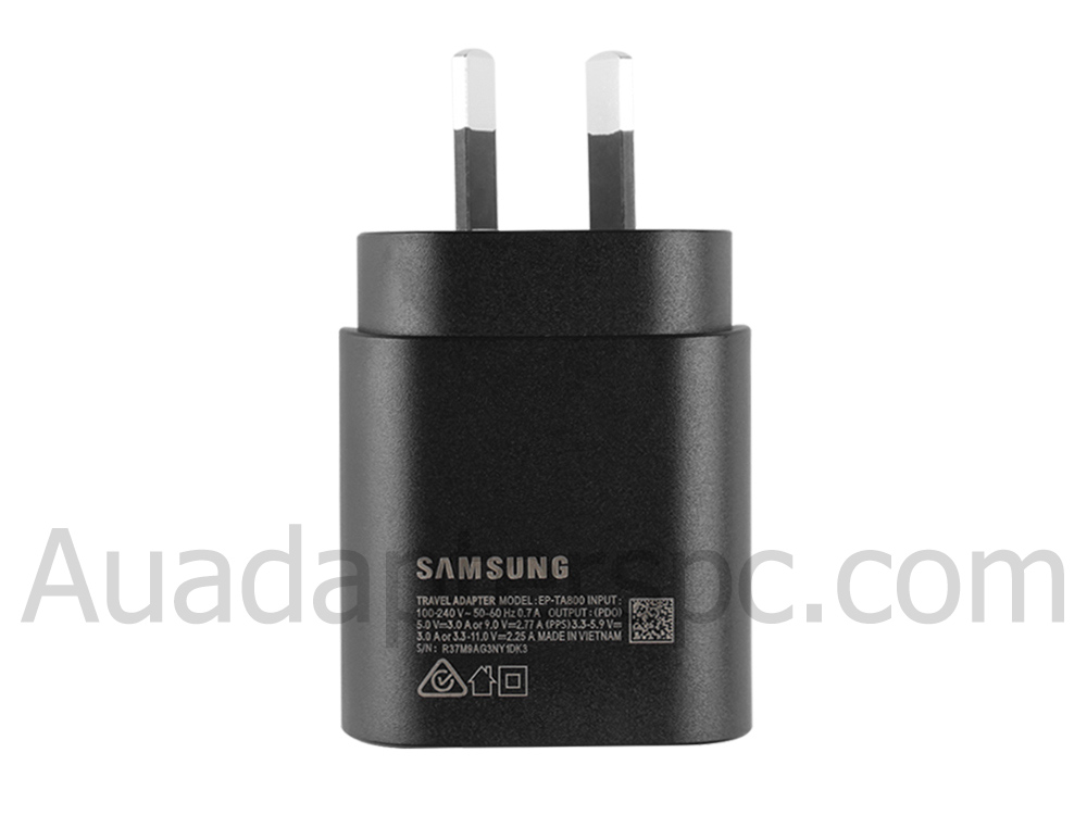 25W USB-C Samsung Galaxy A20s Power Adapter Charger