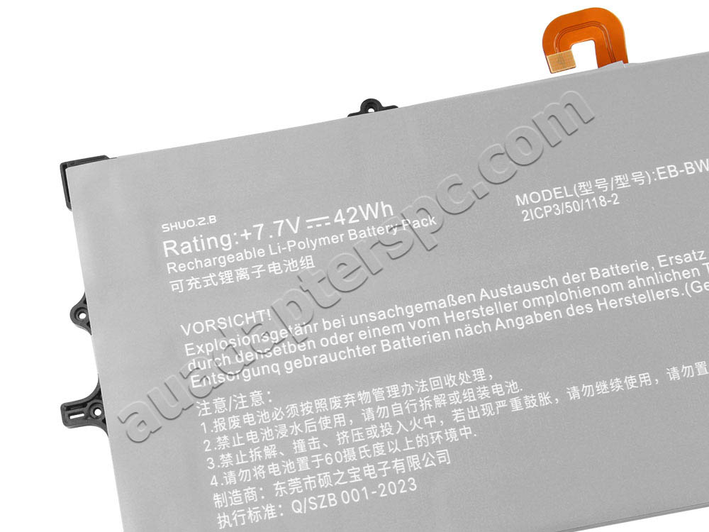 5454mAh 42Wh 2-Cell Samsung Galaxy Book S NP767XCM Battery