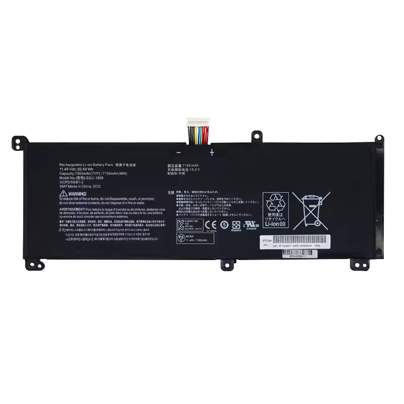 7180mAh 82.49Wh 6-Cell Hasee SQU-1710 Battery