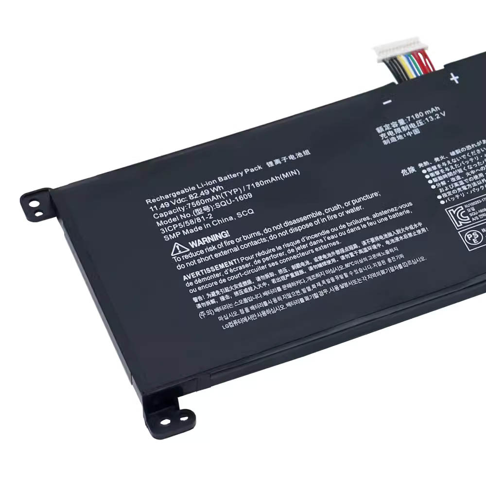 7180mAh 82.49Wh 6-Cell Hasee SQU-1710 Battery