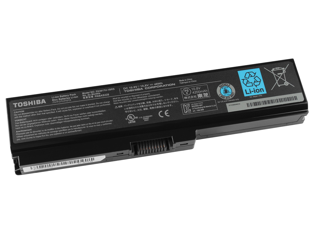 Original 6 Cell Toshiba Satellite L750 L750/03C(PSK1WA-03C00R) Battery