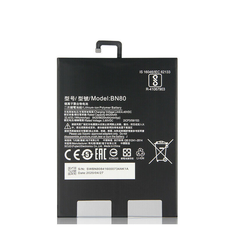 Original 8420mAh 32.4Wh Battery Xiaomi BN80