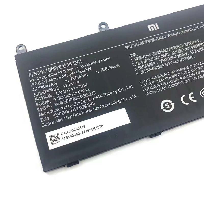 Original 2600mAh 40.04Wh 3-Cell Xiaomi 171502-A1 Battery