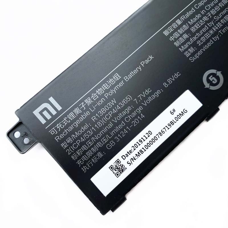 Original 5200mAh 40Wh Battery Xiaomi R13B03W