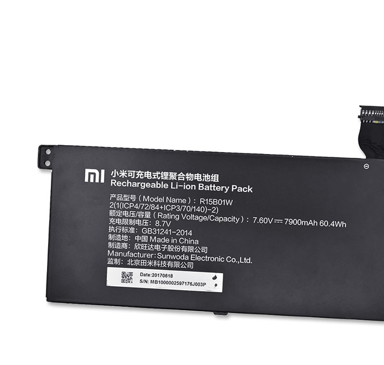 Original 7900mAh 60.04Wh Battery Xiaomi Pro 15.6 INCH