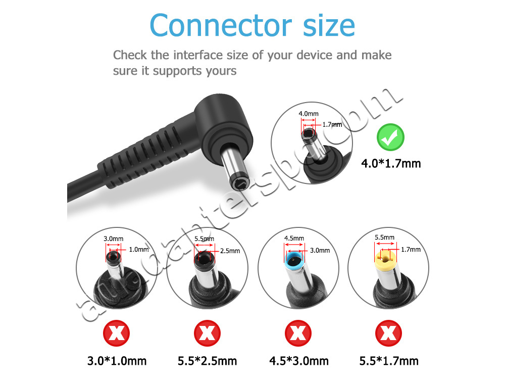 Original 45W Lenovo IdeaPad S145-15IWL 81MV00PXFR Adapter Charger